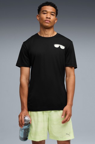 Run Nitro majica s kratkimi rokavi in potiskom