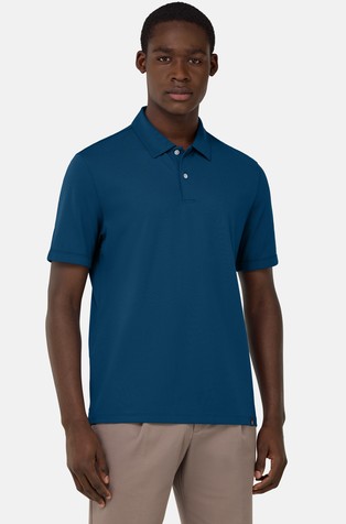 S.Cafè® High-Performance Piqué Polo Shirt