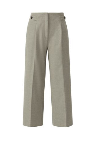 Flanelaste culotte hlače z gubami