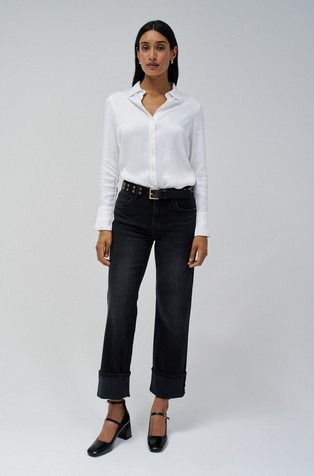 SALSA JEANS True ravne jeans hlače Črna - Black 4