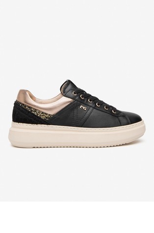 Leather and Synthetic Sneakers