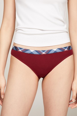 TOMMY HILFIGER Paket 3 tangic s karirastim pasom Večbarvna - Multi Tris 3