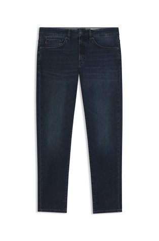 Tapered-fit jeans in soft-motion denim