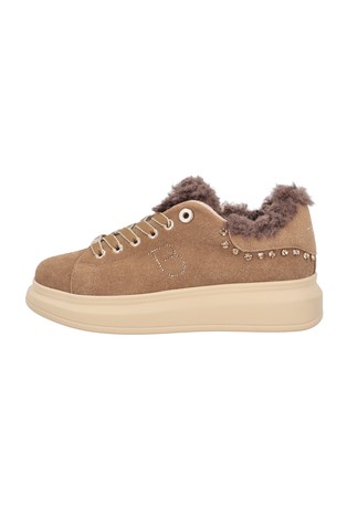 City Jungle suede sneakers with shearling lining