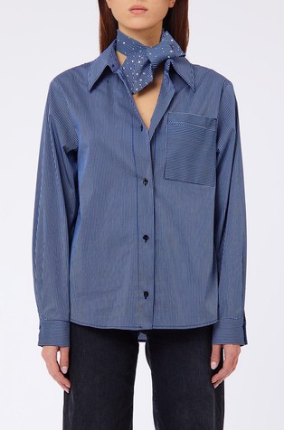 Check shirt with Tie