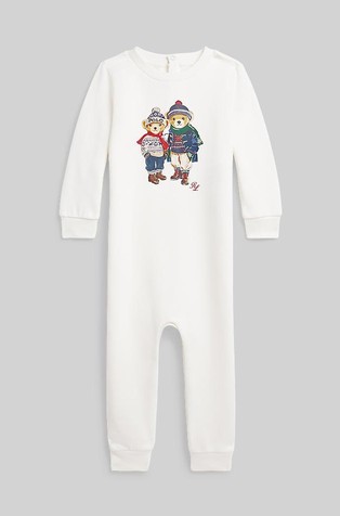 Polo Bear pajac s flisirano notranjostjo