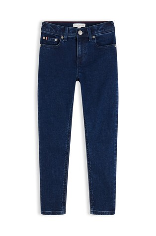 Scanton Global Stripe slim fit jeans hlače