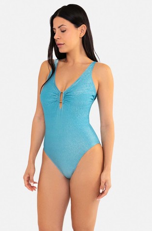Shiny swimsuit