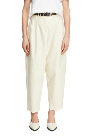 Barrel fit hlače iz teksturirane bombažne mešanice