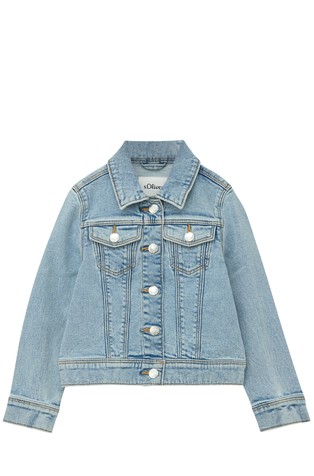 Denim jakna s svetlo spranim videzom
