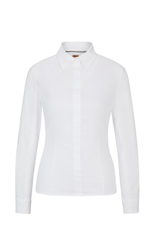 Slim fit shirt in cotton blend