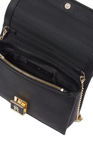 TOMMY HILFIGER TH Monogram Crossbody Bag Black 3
