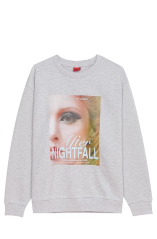 Relaxed fit sweatshirt with front print