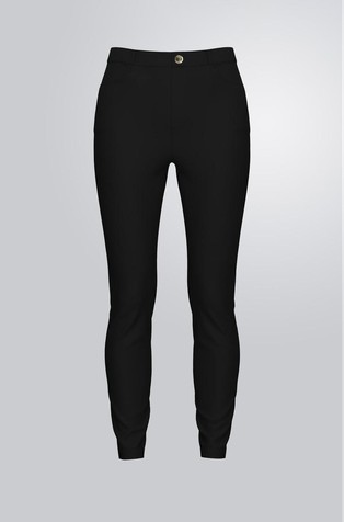 Skinny trousers in milano fabric