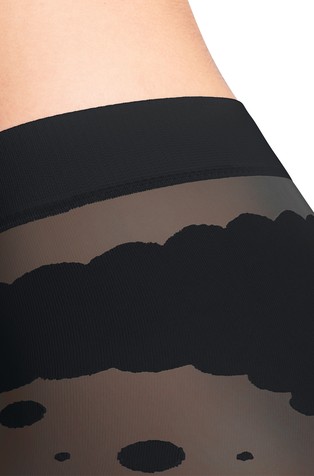 FALKE Snow Dot 25 DEN Tights Black 5