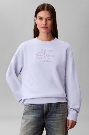 Bombažen pulover z monogramom