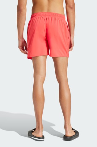 ADIDAS Water Reactive Graphic Swim Shorts Semi Lucid Red / White 2
