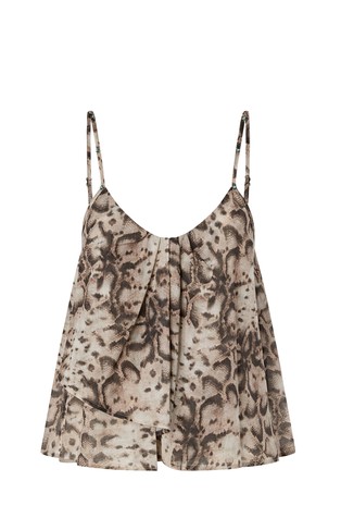 Top with snake pattern