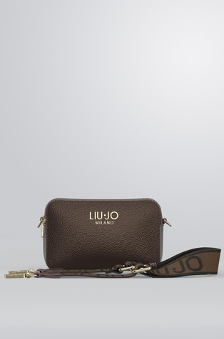 Small crossbody bag in faux-leather