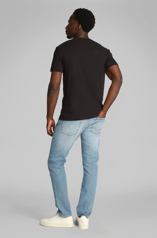 CALVIN KLEIN Cotton Linen T-shirt Black 2