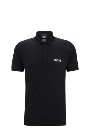 BOSS x Matteo Berrettini waffle-fabric polo shirt