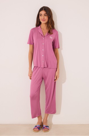 Viscose classic pyjamas