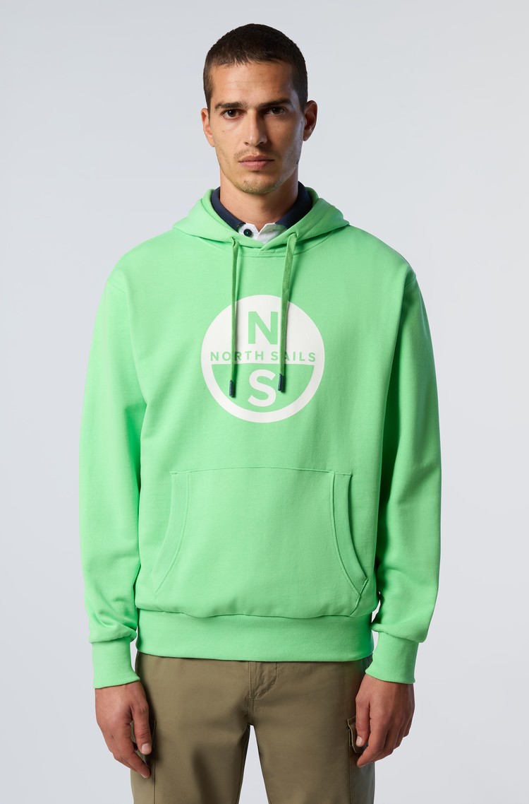 NORTH SAILS Hoodie with maxi print Green 