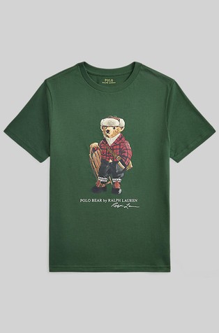 Polo Bear Cotton Jersey T-Shirt