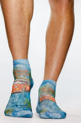 Summer Holiday men's ankle socks