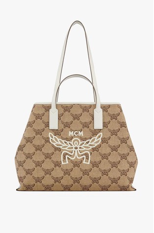 MCM Himmel shopper torba Bež - Natural 4