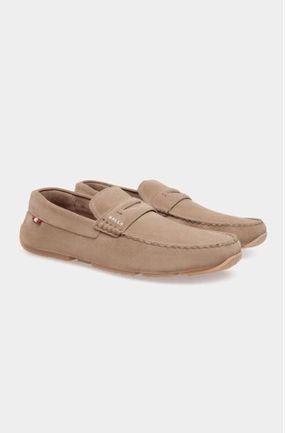 BALLY Mokasini iz semiša Rjava - Taupe 2