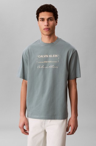 Logo bombažna majica s kratkimi rokavi