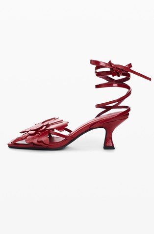 Floral Appliqué Sandal