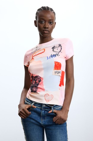 Printed T-shirt cotton