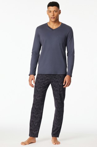 Fine Interlock - pižama z dolgimi rokavi