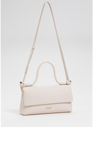 Faux-leather crossbody bag