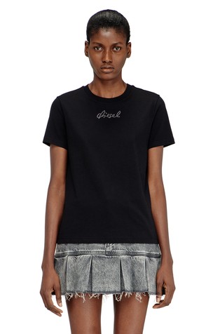 Majica iz jerseya z vezenim logotipom