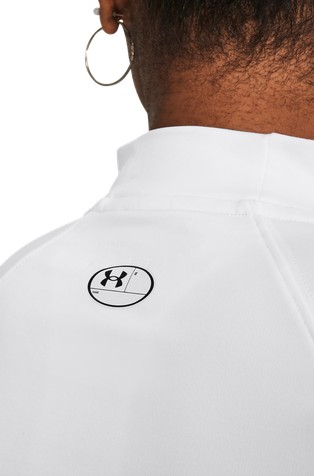 UNDER ARMOUR ColdGear® Authentics Mock Neck White 4