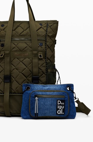 DESIGUAL XL multiposition voyager backpack Green 4