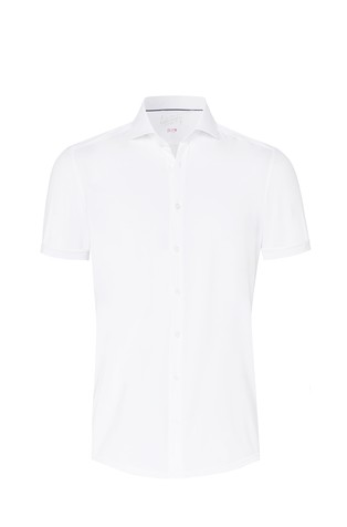 Functional stretch shirt with short sleeves