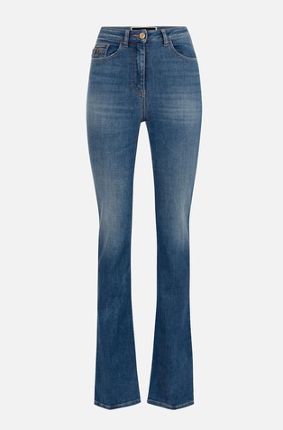 ELISABETTA FRANCHI Slim fit jeans with high waist Blue 5