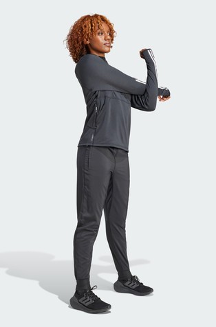 ADIDAS Own the Run 3-Stripes Running Hoodie Black 3