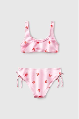 BENETTON Patterned bikini Pink / White 2