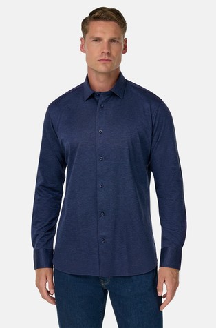 Regular fit srajca iz bombažnega jerseya