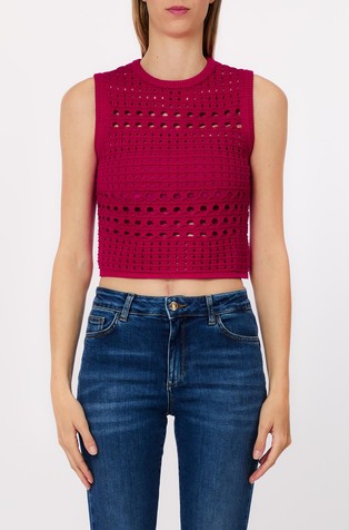 Cropped kvačkan top