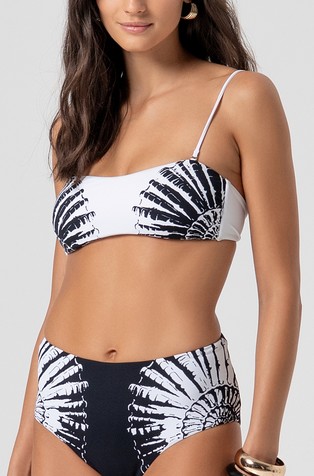 Bandeau zgornji del kopalk s potiskom