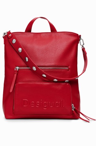 DESIGUAL Logo Faux leather Backpack Emporium