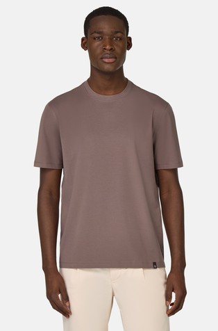 T-Shirt In Stretch Supima Cotton