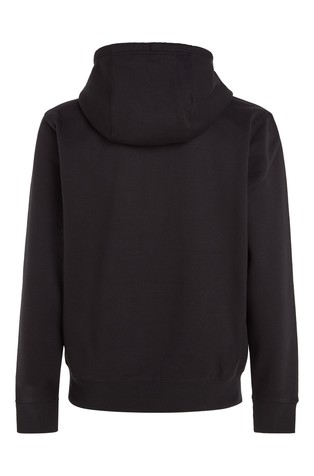 TOMMY HILFIGER Jopa s kapuco iz mešanice z organskim bombažem Črna - Black 6