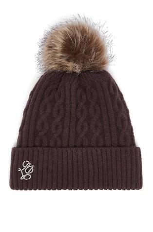 Knit beanie with pom-pom